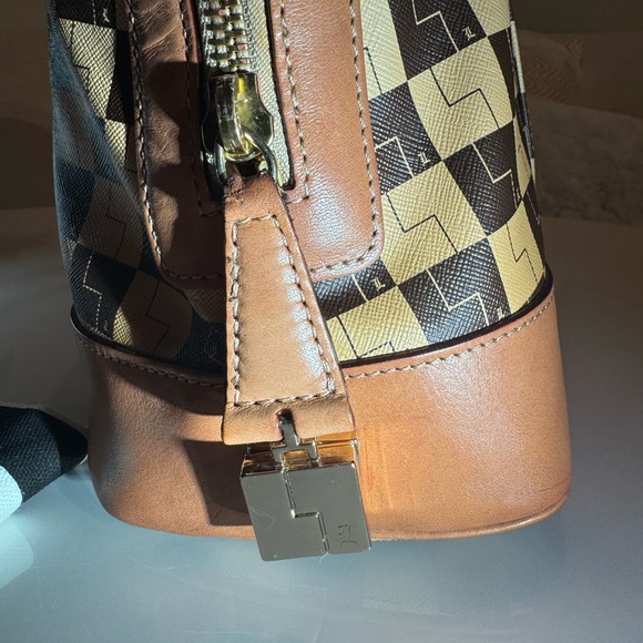 💛 Rare L.A.M.B Checkered Ombré Tote Handbag 🏁 - Picture 5 of 13